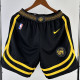 2023-24 WARRIORS Black City Edition Top Quality NBA Pants