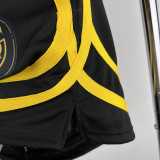 2023-24 WARRIORS Black City Edition Top Quality NBA Pants