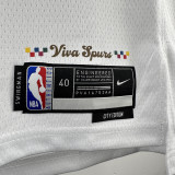 2023-24 SA Spurs SOCHAN #10 White City Edition Top Quality Hot Pressing NBA Jersey