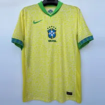 2024-25 Brazil Home 1:1 Fans Soccer Jersey