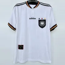 1996 Germany Home  Retro Soccer Jersey