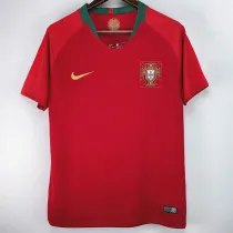 2018 Portugal Home Retro Soccer Jersey