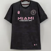 2023-24 Inter Miami Black Joint Edition Fans Soccer Jersey (左袖带图案) 猿