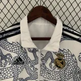 2023-24 RMA White & Grey Double Sided Windbreaker (双面风衣)(白龙)