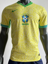2024-25 Brazil Home Player Version Soccer Jersey