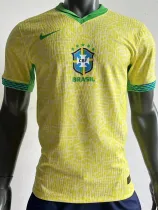 2024-25 Brazil Home Player Version Soccer Jersey