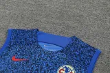 2024-25 Club America Royal Blue Tank top and shorts suit