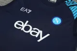2024-25 Napoli Dark Blue Tank top and shorts suit
