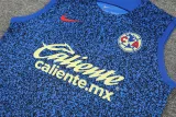 2024-25 Club America Royal Blue Tank top and shorts suit