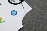2024-25 Napoli White Tank top and shorts suit