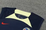 2024-25 Club America Dark Blue Tank top and shorts suit