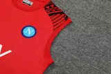 2024-25 Napoli Red Tank top and shorts suit