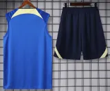 2024-25 Club America Blue Tank top and shorts suit