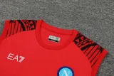 2024-25 Napoli Red Tank top and shorts suit