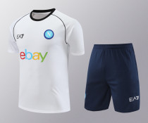 2024-25 Napoli White Training Short Suit