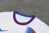 2024-25 BAR White Training Short Suit