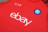 2024-25 Napoli Red Tank top and shorts suit