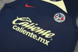 2024-25 Club America Dark Blue Tank top and shorts suit