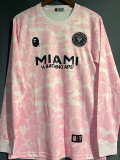 2023-24 Inter Miami Pink Joint Edition Long Sleeve Soccer Jersey (长袖) 猿