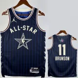 2023-24 ALL-STAR BRUNSON #11 Blue Top Quality Hot Pressing NBA Jersey
