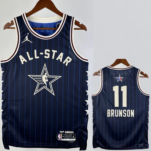 2023-24 ALL-STAR BRUNSON #11 Blue Top Quality Hot Pressing NBA Jersey