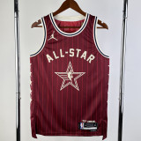 2023-24 ALL-STAR CURRY #30 Red Top Quality Hot Pressing NBA Jersey