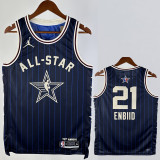 2023-24 ALL-STAR ENBIID #21 Blue Top Quality Hot Pressing NBA Jersey