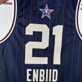 2023-24 ALL-STAR ENBIID #21 Blue Top Quality Hot Pressing NBA Jersey