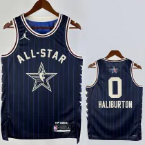 2023-24 ALL-STAR HALIBURTON #0 Blue Top Quality Hot Pressing NBA Jersey