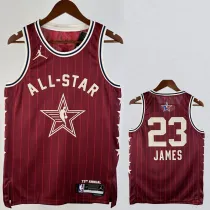 2023-24 ALL-STAR JAMES #23 Red Top Quality Hot Pressing NBA Jersey