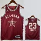 2023-24 ALL-STAR JAMES #23 Red Top Quality Hot Pressing NBA Jersey