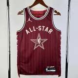 2023-24 ALL-STAR BOOKE #1 Red Top Quality Hot Pressing NBA Jersey
