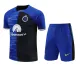 2024-25 INT Blue-Black Training Short Suit (条纹)