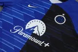 2024-25 INT Blue-Black Training Short Suit (条纹)