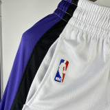 2023-24 Kings White Home Top Quality NBA Pants