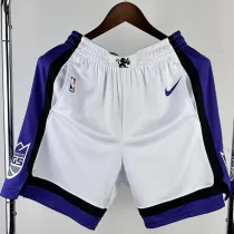 2023-24 Kings White Home Top Quality NBA Pants