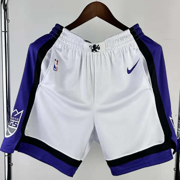 2023-24 Kings White Home Top Quality NBA Pants