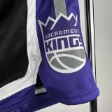 2023-24 Kings Black Away Top Quality NBA Pants