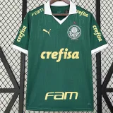 2024-25 Palmeiras Home Print All Sponsor Fans Soccer Jersey