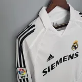 2005-2006 RMA Home Long Sleeve Retro Soccer Jersey (长袖)