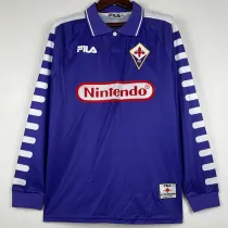 1998-1999 Fiorentina Home Retro Long Sleeve Soccer Jersey (长袖)
