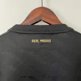 2011-2012 RMA Away Black Long Sleeve Retro Soccer Jersey (长袖) (钢印)