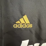 2011-2012 RMA Away Black Long Sleeve Retro Soccer Jersey (长袖) (钢印)