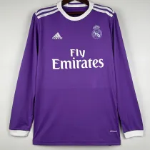 2016-2017 RMA Away Long Sleeve Retro Soccer Jersey (长袖)