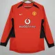 2002-2004 Man Utd Home Long Sleeve Retro Soccer Jersey (长袖)