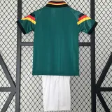 1992 Germany Away Kids Retro Soccer Jersey