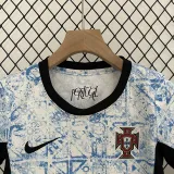 2024-25 Portugal Away Kids Soccer Jersey
