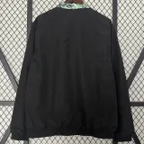 2024 Man Utd Black & Green Double Sided Windbreaker (双面风衣)