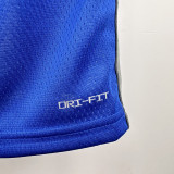 2023-24 Kings MONK #0 Blue City Edition Top Quality Hot Pressing NBA Jersey