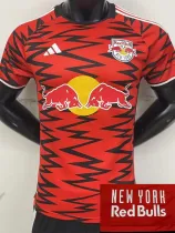 2024-25 New York Red Bulls Home Player Version Soccer Jersey (纽约红牛)